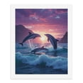 thumbnail image 5 of Paint by Numbers Kit for Adults, Dolphins Sunset Ocean Waves Serenity Paint by Numbers, Easy Paint by Numbers Kit for Adults Beginner, DIY Adult Paint by Number Kits on Canvas, 12x16in Home Decor, 5 of 7