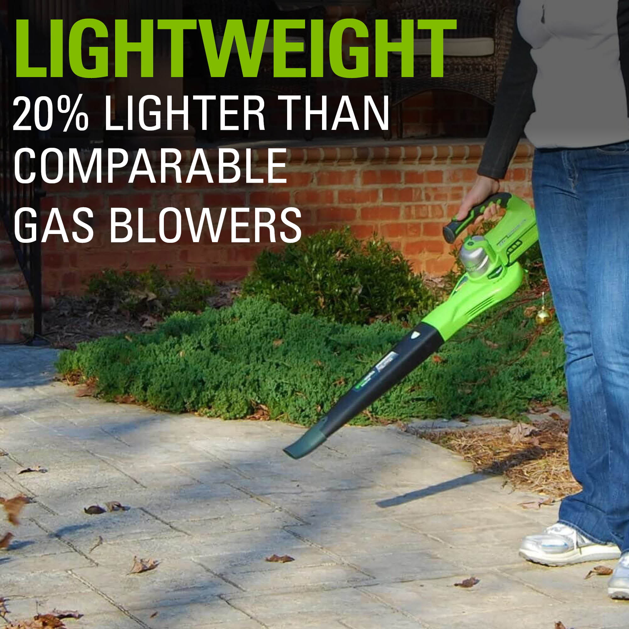 24V Cordless Leaf Blower with 2* 4.0 Ah Batteries & Blow Tubes, Up to –  Tingmengte