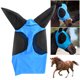 thumbnail image 5 of Máscara Malla Tejida Elástica Antimoscas Capucha Transpirable para Máscara Voladora Caballo (azul), 5 of 9
