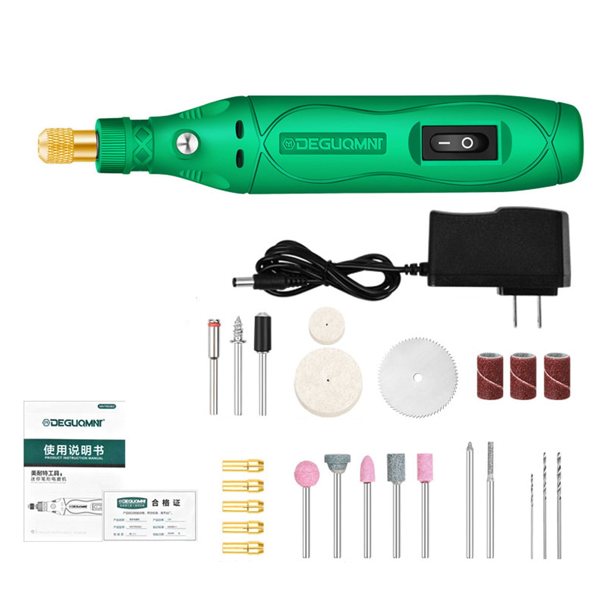 Portable Carving Electric Grinding Engraving DrillTool Rotary Pen Kits Milling 