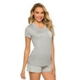 thumbnail image 2 of FEREMO Plus Size Short Sleep Shirt Suit Womens Sleepwear for Women, 2 of 5