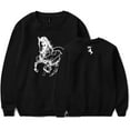 thumbnail image 2 of 2hollis Horse Crewneck Long Sleeve Unisex Casual Streetwear Pullover Sweatshirt, 2 of 3
