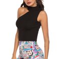 thumbnail image 3 of Top de verano ajustado NikouMX sin mangas un hombro S M L, 3 of 6