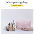 thumbnail image 2 of FAMTKT Flannel Makeup Storage Bag with Bag Style Large Capacity Women's Storage Bag, Cosmetic Bag, 2 of 2