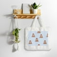 thumbnail image 5 of Cauagu Playful Walrus Wonders Pattern Women's Plush Tote Bag,Soft Underarm Bag Ladies Fluffy Shoulder Bag Plush Handbag Women Furry Tote Bag for Autumn and Winter, 5 of 7