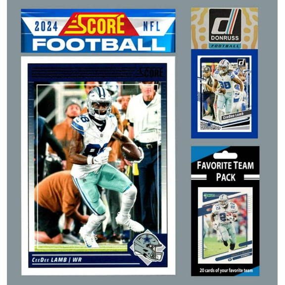 2024 SCORE Cowboys Team Set Gift Pack 2023 Donruss 20 Pack Lamb Emmit Smith