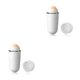 thumbnail image 1 of Soidarity Rodillo absorbente de aceite facial Removedor de mano Interior Exterior Casa de viaje Cuidado de la piel Maquillaje Herramienta de limpieza Blanco 2piezas Soidarity CBP213493, 1 of 6