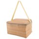 thumbnail image 2 of Bolsa de almuerzo de ratán de imitación, refrigerador térmico aislado grueso portátil, 2 of 8