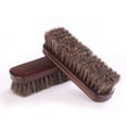 thumbnail image 2 of Cepillo de pelo de caballo, para engrasar, pulir, limpiar, quitar el polvo, cepillo de pelo suave para zapatos, juego de herramientas para limpiar zapatos, 2 of 5