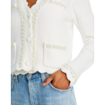 thumbnail image 3 of Aqua CREAM Women's Faux Pearl Embellished Cardigan, US Small, 3 of 4