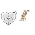 thumbnail image 1 of Reloj de pared,Reloj de pared acrílico para oficina en casa,sin tictac,Estatua,Bandeja para servir estatuas,decoración del hogar,manualidades,Escultura de resina coleccionable,regalo, 1 of 8
