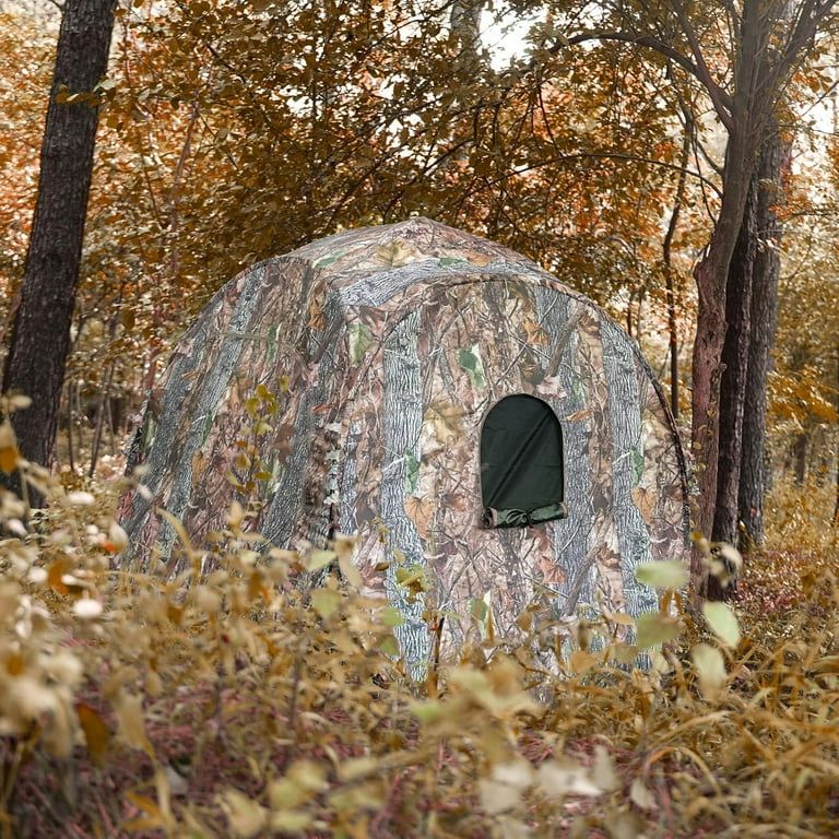 THUNDERBAY Hunting Blind, 1-2 Person Deer Hunting Pop Up Ground Tent
