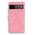thumbnail image 4 of Allytech Case for Google Pixel 6 Pro Case, Premium PU Leather Slim Fit Credit Cards Holder Kickstand Shockproof Protective TPU Back Cover Wallet Case for Google Pixel 6 Pro, Pink, 4 of 6