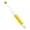 Candy yellow, variant on Multifunctional 5 In 1 Multi Tool Pen Includes Ballpoint Screwdriver Ruler Metal Beading Pen for Note Taking Sketching