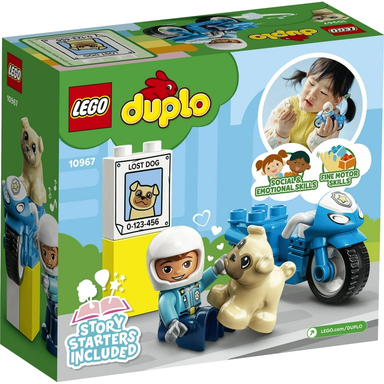 Lego duplo town police bike hotsell
