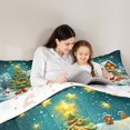 thumbnail image 5 of jejeloiu Merry Xams Tree Full Size Comforter Sets,Kawaii Santa Claus Bedding Comforter Set,Happy New Year Gifts Bedding Sets For Teens,Super Cozy Room Decor Reversible,3-Piece, 5 of 8
