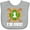 AC-Heather Grey, variant on Inktastic 1st Birthday Baseball Party Boys Boys Baby Bib