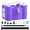 Purple, variant on Purple Electric Balloon Pump 4-in-1 Inflator Deflator with Triple Ports
