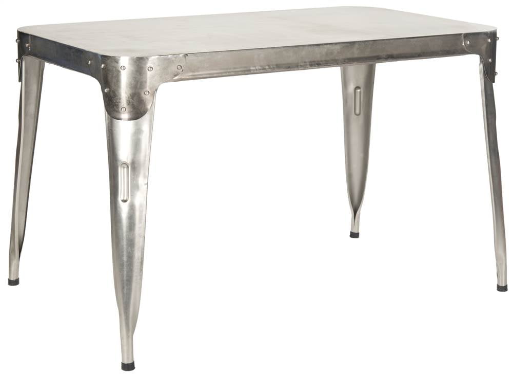 Safavieh Weston Dining Table Dark Antique Silver Walmart Com Walmart Com