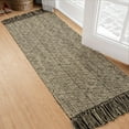 thumbnail image 3 of SUNDEREY 2'x5' Washable Runner Rug,2x5ft Bohemian Hallway Runner, Cotton Woven Reversible Entryway Rug, Modern Stain Resistant Boho Rug Low-Pile Throw Rug for ‎Dining Room Office,Black, 3 of 7