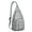 Grey-24, variant on Boho Chic Rainbow Sling Backpack - Colorful Vintage Crossbody Bag for Women, Durable Hiking Pack