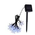 thumbnail image 5 of RV Led copo de nieve luces solares guirnalda Navidad lámpara decorativa copo de nieve estrella luz pequeña lámpara colorida 12m 100 luces brillar  Electrónica, 5 of 5