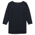 thumbnail image 1 of Alfani Womens Solid Cold Shoulder Blouse, Blue, Medium, 1 of 1