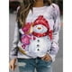 thumbnail image 4 of Sudaderas con capucha navideñas con estampado 3D de muñeco de nieve para mujer, Y2k Sudadera con capucha de manga larga, jerséis de gran tamaño, Tops, ropa para mujer, 4 of 5
