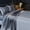 Grey, variant on 3/4-Piece Premium Satin All-Season Bedding Set, Ultra Soft Silky Cool Touch Fabric, Deep Pocket Durable Hemming, Skin-Friendly Breathable Bedroom Bed Linen(Purple,King)