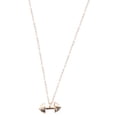 thumbnail image 4 of 1 Pce Collier Style Punk Pendentif Décoratif en Forme d'Haltère Chaîne de Cou, 4 of 8