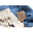 thumbnail image 2 of SMYRNA TURKISH COTTON Vintage Series Turkish Hand Towels, 16x40 inch, Decorative Turkish Hand Towels for Bathroom, Kitchen, Face, Hair, Tea, Yoga, Gym, Dishcloth Set of 2, Blue, 2 of 8