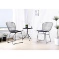 thumbnail image 5 of Silla Tipo Bertoia con Almohadón Malla De Acero Negro Lumax Cardy ZGS-977-NE, 5 of 5