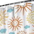 thumbnail image 4 of Gothic Shower Curtain Set - Dark Celestial Moon & Star Print, Mystical Cosmic Bath Decor, Waterproof Polyester 72"x84", Goth Aesthetic Gift, 4 of 5