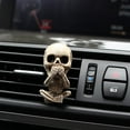 thumbnail image 5 of SPRING 3 Pcs Car Skull Air Fresh Clips Car Interior Accessories For Most Cars Creative, 5 of 9