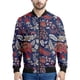 thumbnail image 4 of Chaqueta con cremallera con estampado floral bohemio vintage para hombre, sudaderas casuales de manga larga con estampado de flores en 3D, chaquetas, abrigos, blusas de calle, 4 of 5