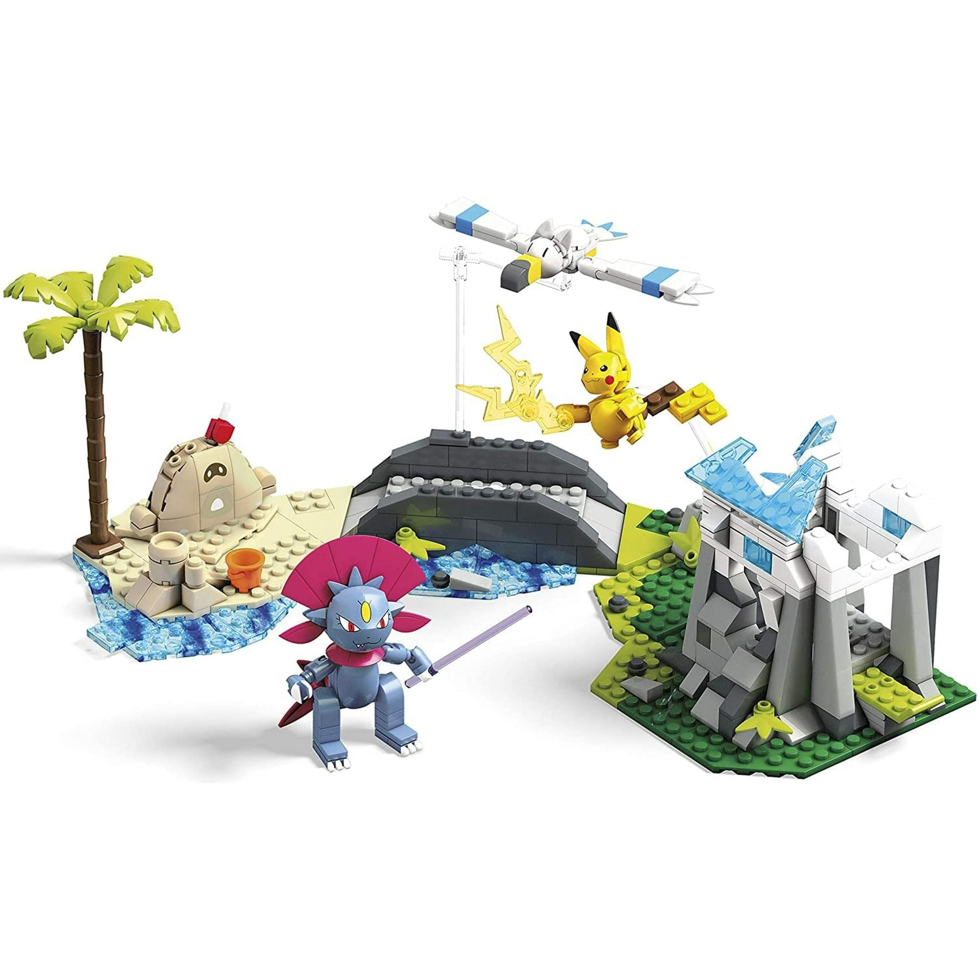 Pokemon Mega Construx 398 Piece Building Set Tropical Frost Showdown Walmart
