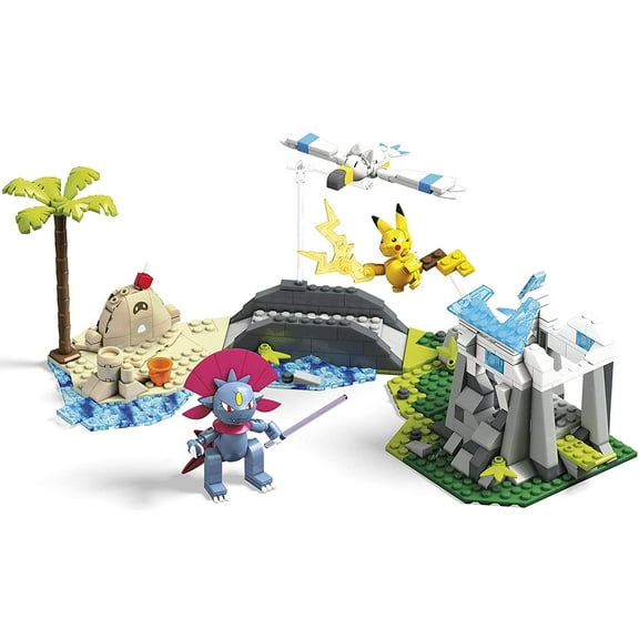 Pokemon Mega Construx 398 Piece Building Set | Tropical Frost Showdown