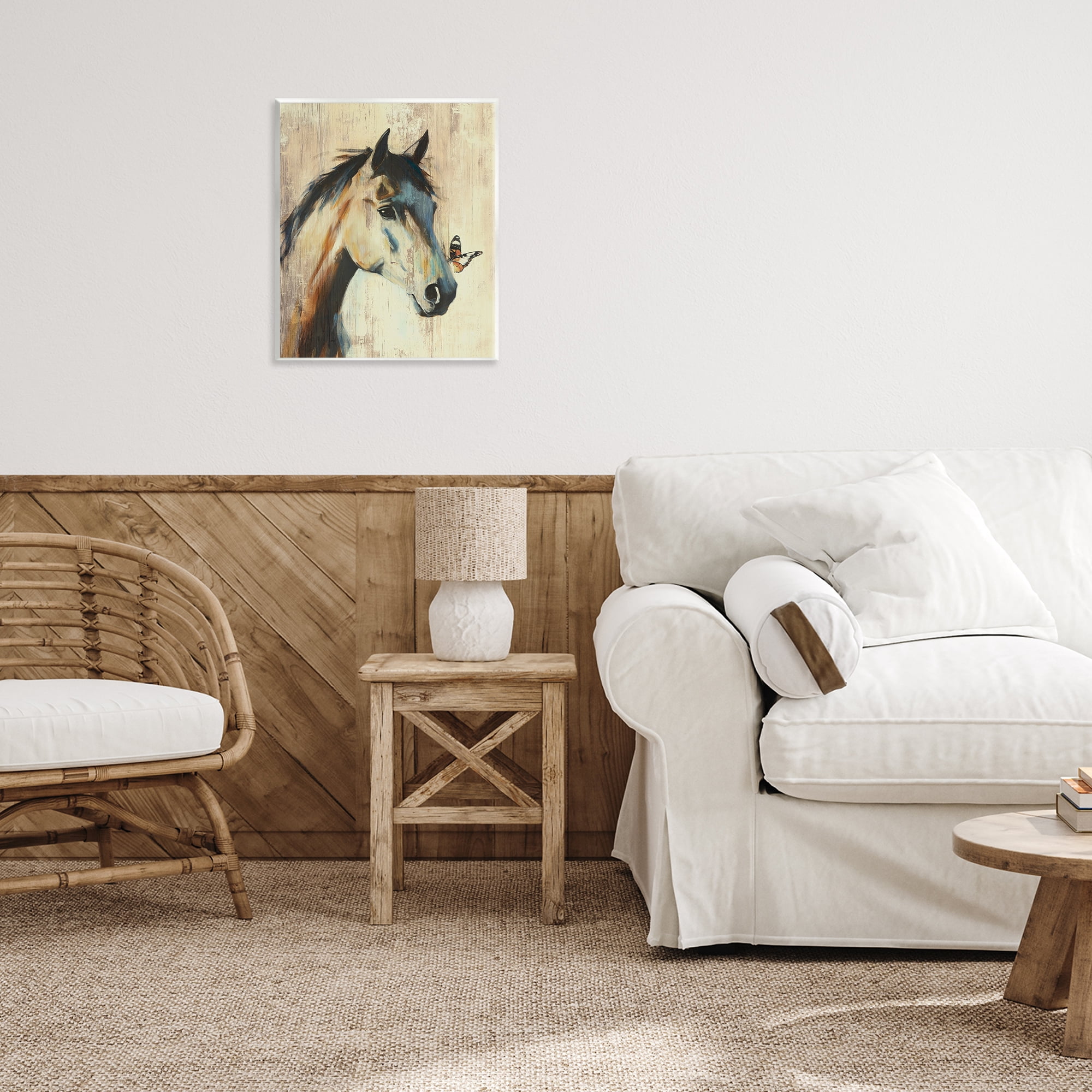 Stupell Industries Tiny Magic Horse & Butterfly Wall Plaque Art, design by Svetlana Aleynikova