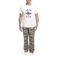 thumbnail image 5 of CafePress - Will Trade Husband For Wine Men's Light Pajamas - Men's Light Loose Fit Cotton Pajama Set, 5 of 7