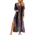 thumbnail image 1 of ORUYROP Tunique Longue Caftan Robe de Nuit Maxi Robe de Plage Décontractée Grande Taille Caftan, 1 of 4