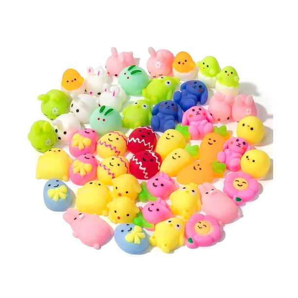 Easter Squishy Toys Mr. Pen para niños, 48 unidades, 24 diseños