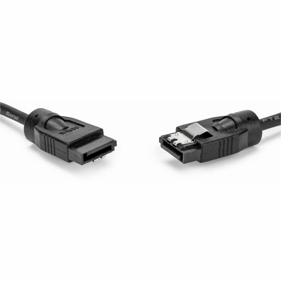 Rocstor Y10C867-B1 23.6in Round Sata Connectors Cabl Sata (7 Pin Data) Connectors-black