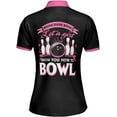 thumbnail image 3 of Lotusprinthandmade Personalized Name Bowling Women Polo Shirt (Lightweight) S-5XL Multicolor, 3 of 7