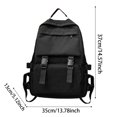 thumbnail image 3 of GPOECD High End Style Large Capacity Backpack for High School Students Workwear Style Unisex Backpack Backpack for School White,One Size, 3 of 5