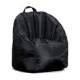 thumbnail image 3 of Big Joe Joey Junior Kids Bean Bag Chair, 1.5 Feet, Durable Polyester Nylon Blend, Black, 3 of 8