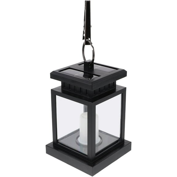GAXIRE Outdoor Solar Post Lamp with Flickering Vintage Light for Garden, Courtyard, Pathway, Yard, Patio, and Landscape Lighting