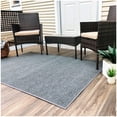 thumbnail image 2 of Koeckritz Rugs Grey Indoor/Outdoor Area Rug, 4'x10', Lightweight & Durable, 2 of 7