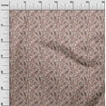 thumbnail image 3 of oneOone Silk Tabby Light Beige Fabric Floral Retro Craft Projects Decor Fabric Printed By The Yard 42 Inch Wide, 3 of 5
