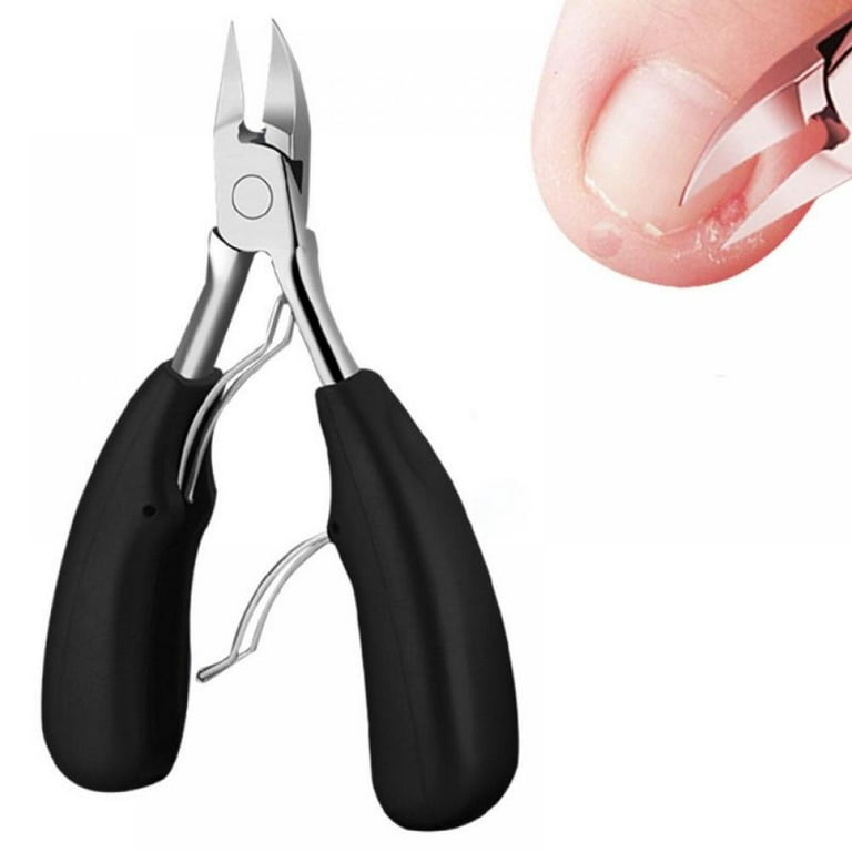 Nail Clipper - Slant Curved Blade Nail Clipper for Thick Toenails and  Ingrown Nails, Podiatrist Toenail Clippers for Seniors and Men