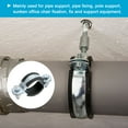 thumbnail image 5 of Uxcell 2 Pack Adjustable Split Ring Hanger, 76.1mm/3inch Pipe Bracket Clamp, 5 of 6